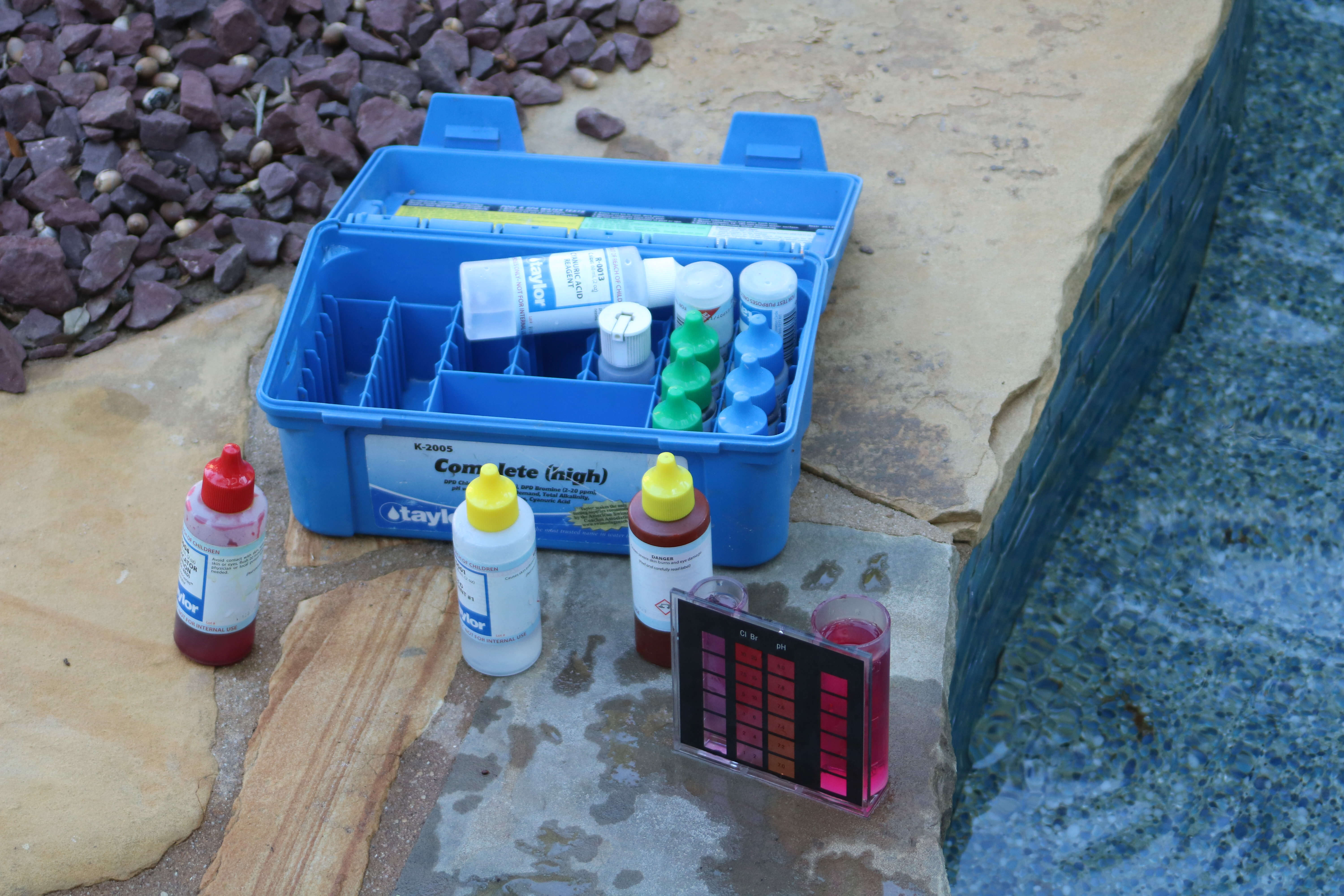 Pool chemical inspection